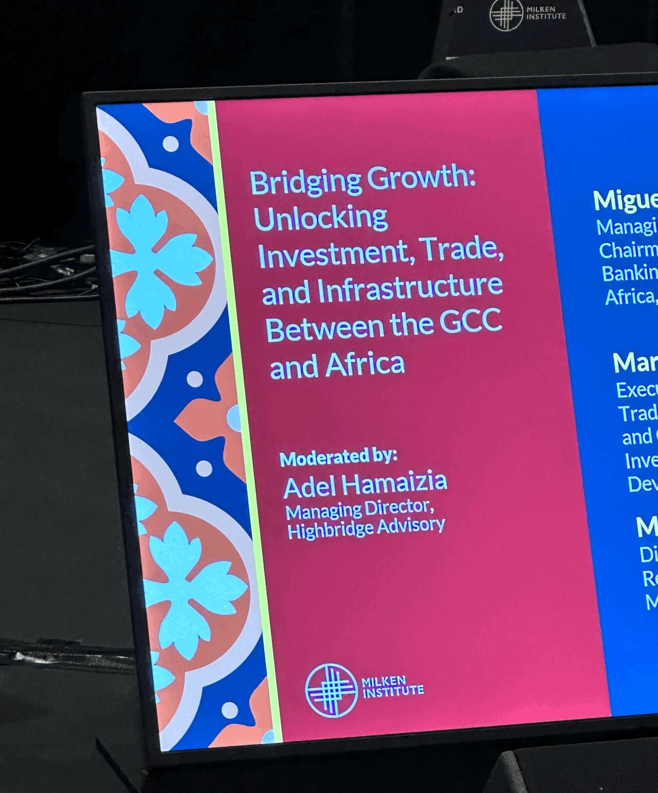 AEG at the 2025 Milken Institute Middle East and Africa Summit gallery image